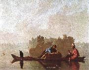 Bingham, George Caleb Fur Traders Going down the Missouri France oil painting reproduction